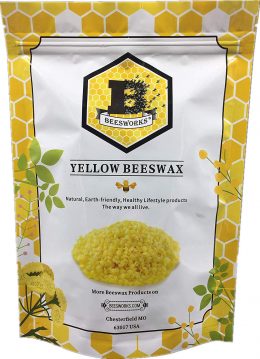 Beeswax creates a hard lotion bar