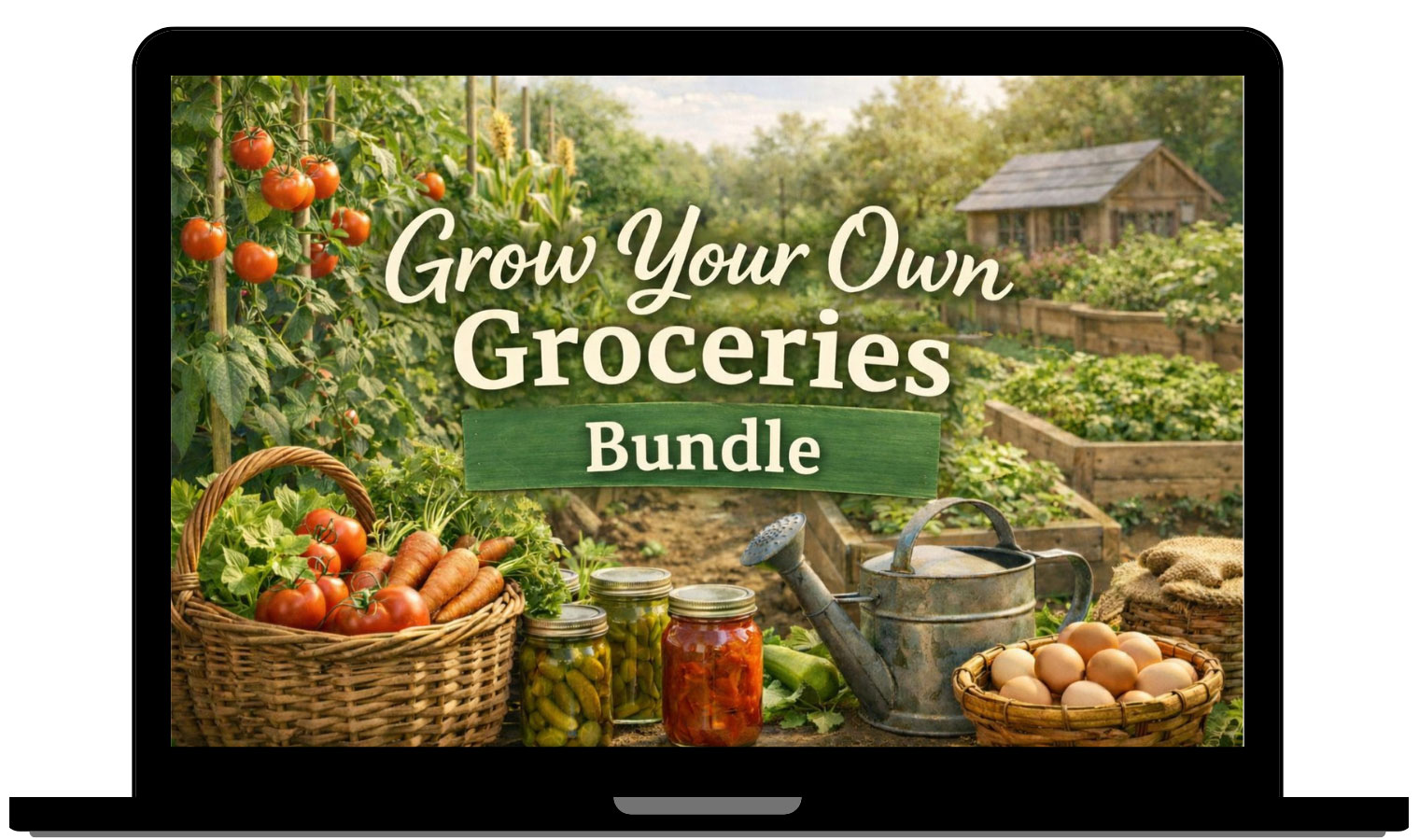 Grow Your Own Groceries bundle collage